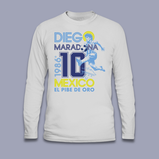 Golden Era '86 Maradona Long Sleeve (Mono Chrome Edition)