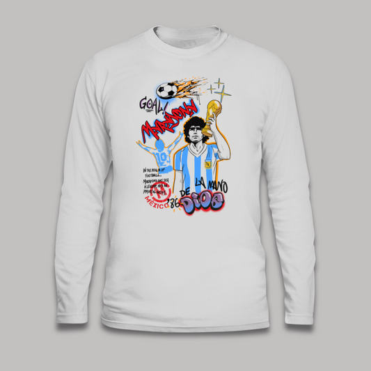 Hand of God Streetwear Long Sleeve Tee (Mono Chrome Edition)