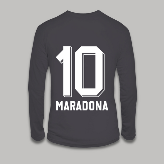 Maradona Signature Number 10 Long Sleeve