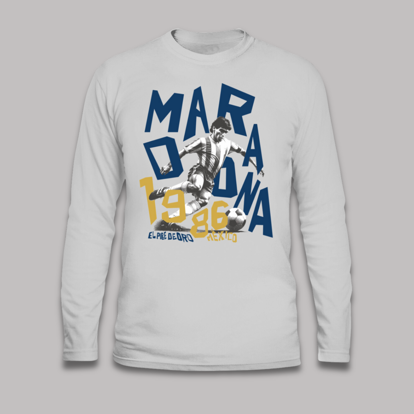 Iconic Moments El Pibe de Oro '86 Long Sleeve Tee (Colorful Edition)