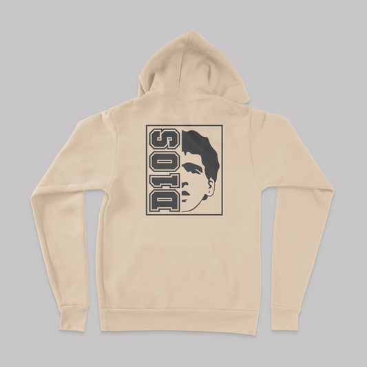 Dios Maradona Icon Hoodie (Black and White Edition)