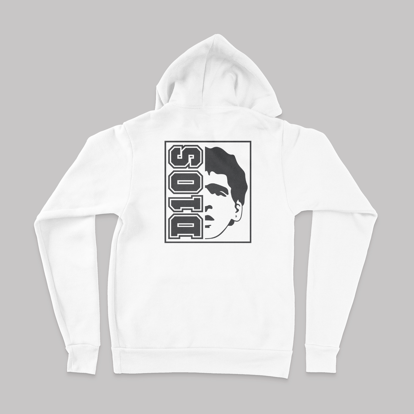 Dios Maradona Icon Hoodie (Black and White Edition)