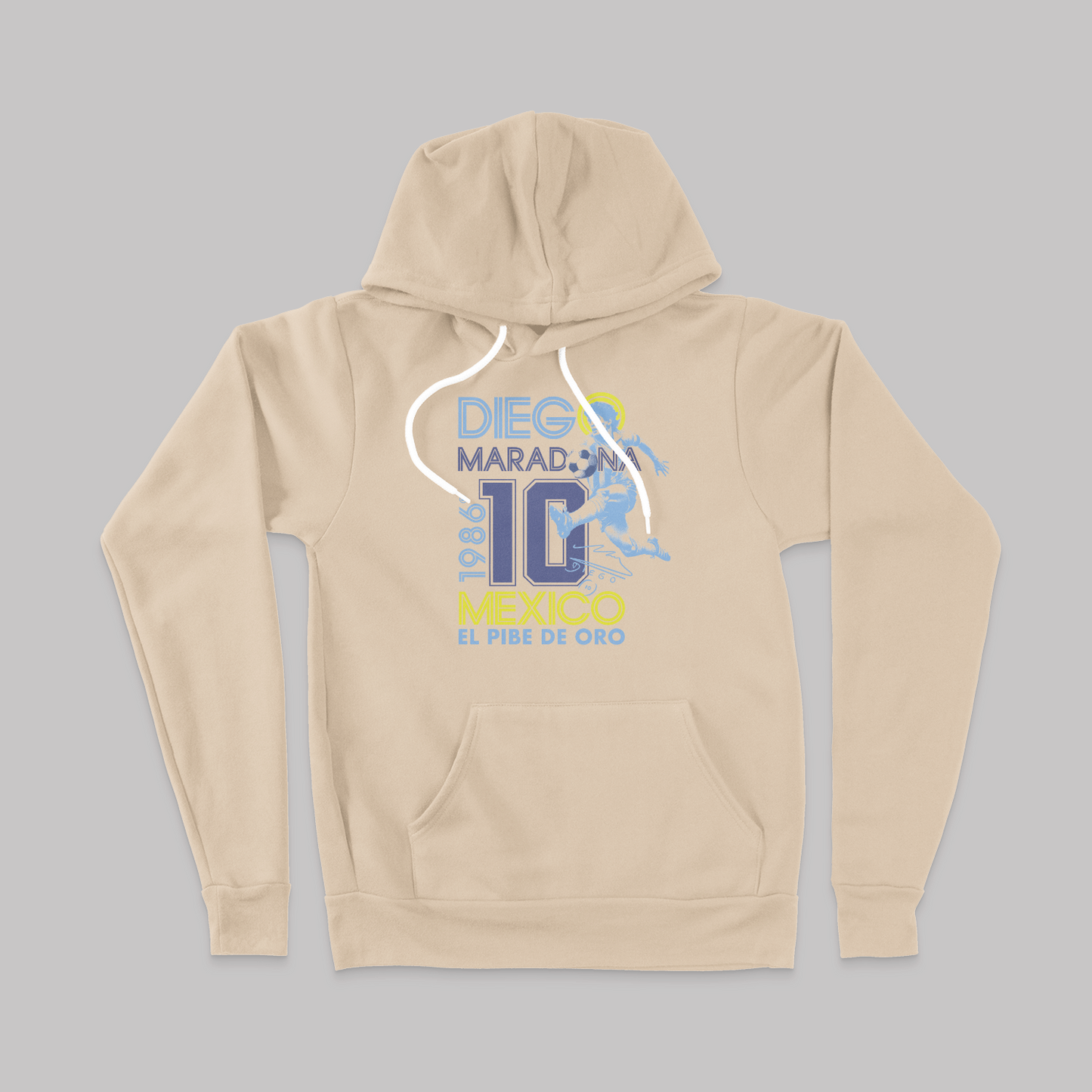 Golden Era '86 Maradona Hoodie (Mono Chrome Edition)