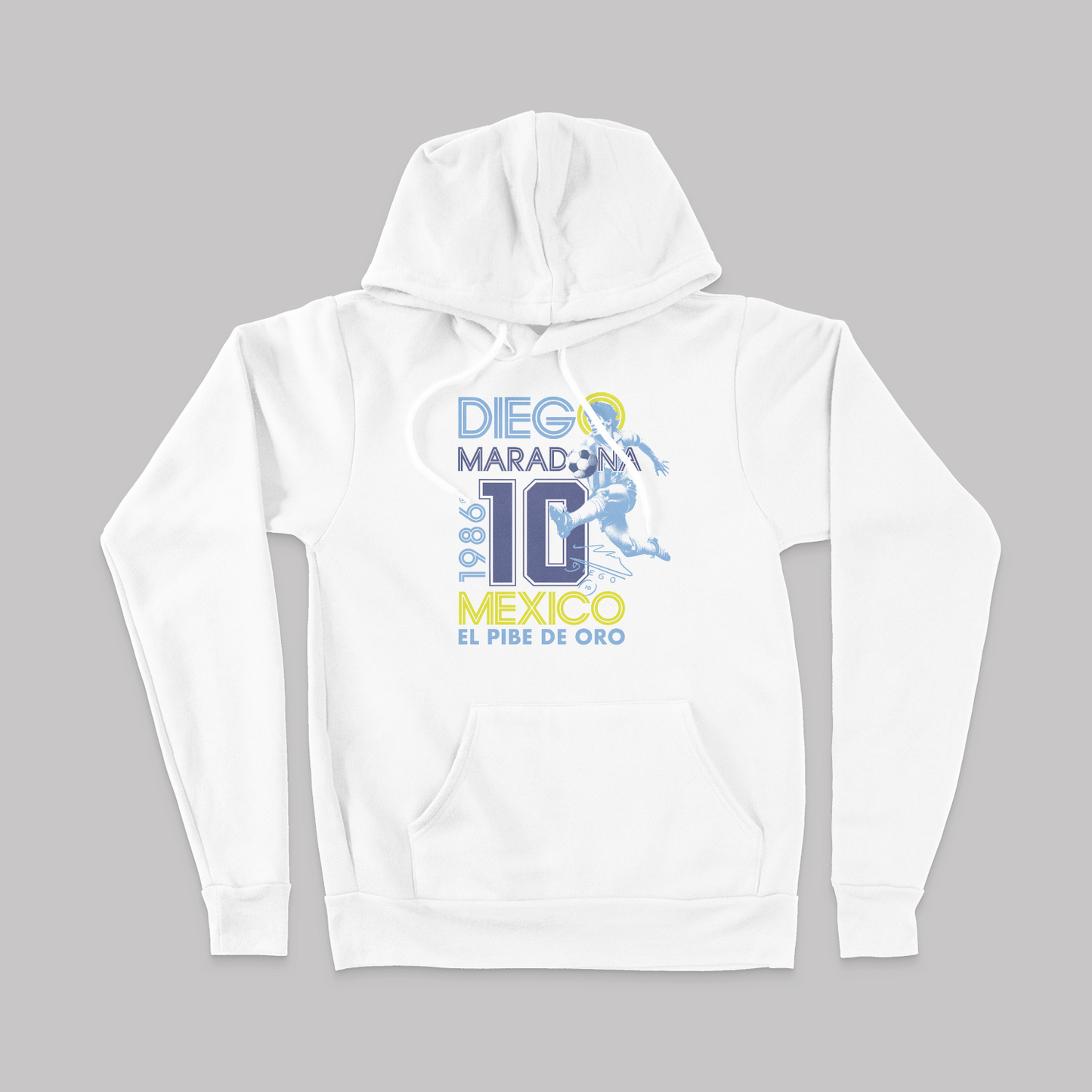 Golden Era '86 Maradona Hoodie (Mono Chrome Edition)