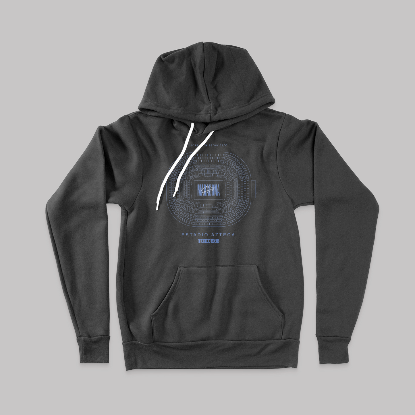 Azteca Stadium Blueprint Hoodie