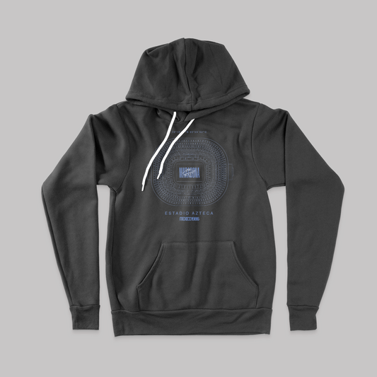 Azteca Stadium Blueprint Hoodie