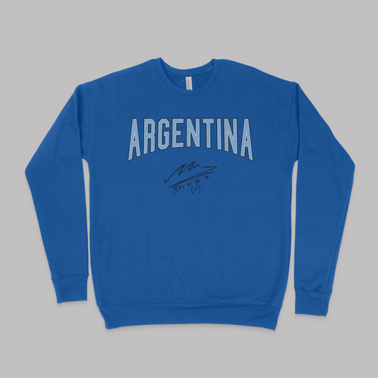 Argentina Signature Pullover Crewneck Sweatshirt