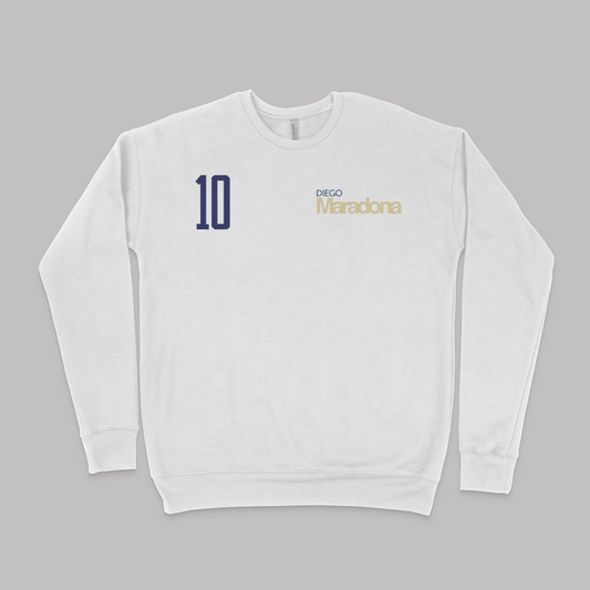 Maradona Legacy Timeline Pullover Crewneck Sweatshirt