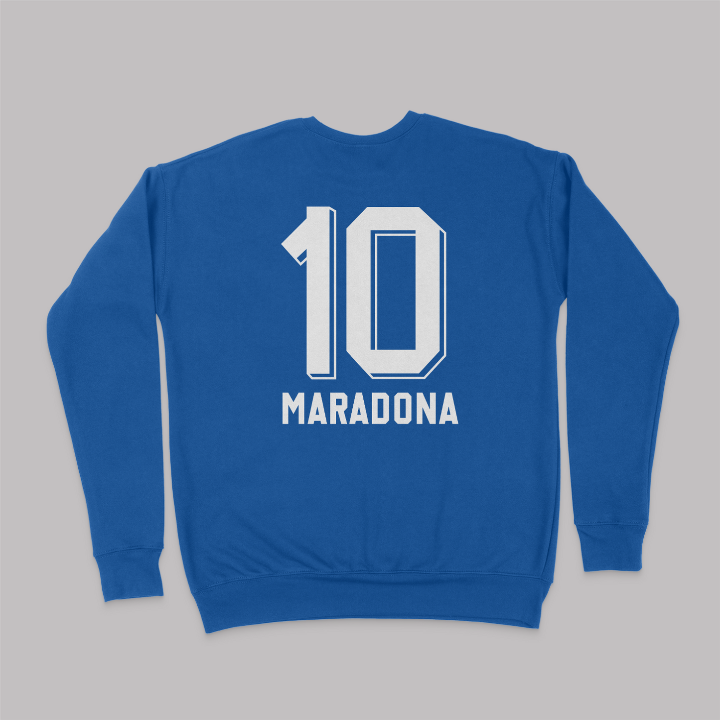 Maradona Signature Number 10 Pullover Crewneck Sweatshirt