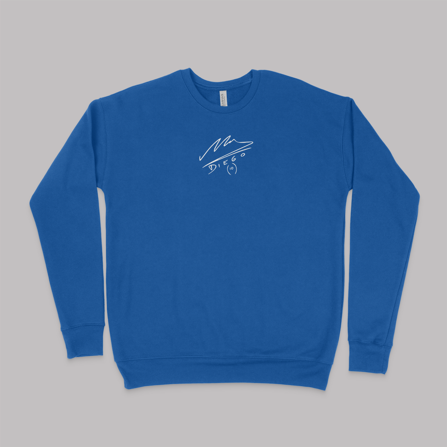 Maradona Signature Number 10 Pullover Crewneck Sweatshirt