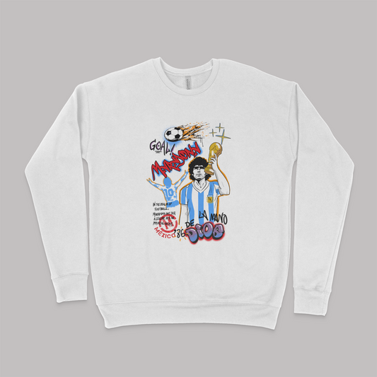 Hand of God Streetwear Pullover Crewneck Sweatshirt (Mono Chrome Edition)